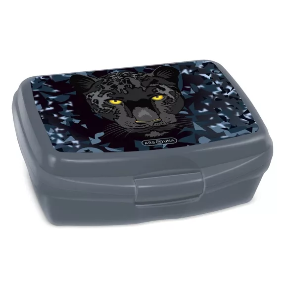 Uzsonnás doboz ARS UNA Black Panther műanyag BPA mentes 165x135x60 mm Uzsonnás doboz ARS UNA Black Panther műanyag BPA mentes 165x135x60 mm