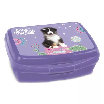   Uzsonnás doboz ARS UNA Cute Animals-Aussie műanyag BPA mentes 165x135x60 mm