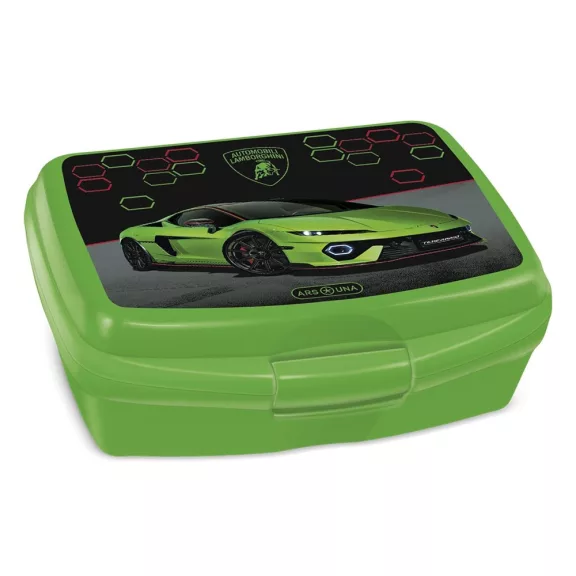 Uzsonnás doboz ARS UNA Lamborghini 5522 műanyag BPA mentes 165x135x60 mm Uzsonnás doboz ARS UNA Lamborghini 5522 műanyag BPA mentes 165x135x60 mm