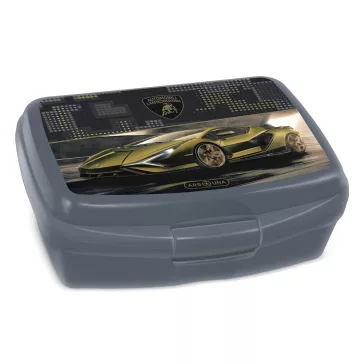   Uzsonnás doboz ARS UNA Lamborghini 5523 műanyag BPA mentes 165x135x60 mm