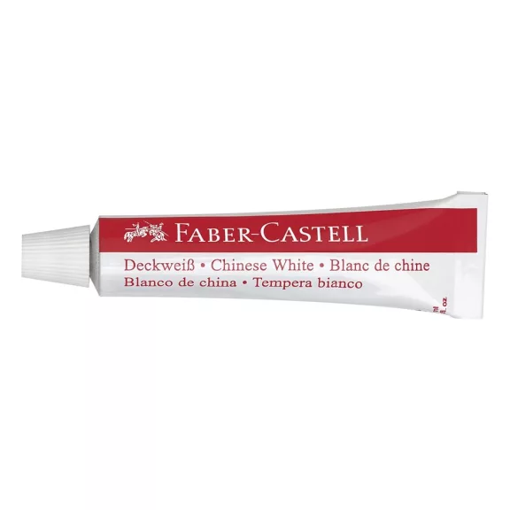 Tempera FABER-CASTELL tubusos 7,5 ml fehér Tempera FABER-CASTELL tubusos 7,5 ml fehér