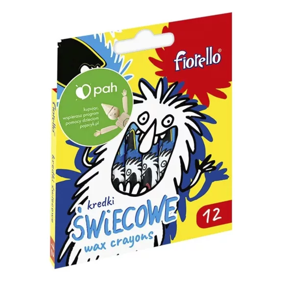 Zsírkréta FIORELLO 12 színű Zsírkréta FIORELLO 12 színű