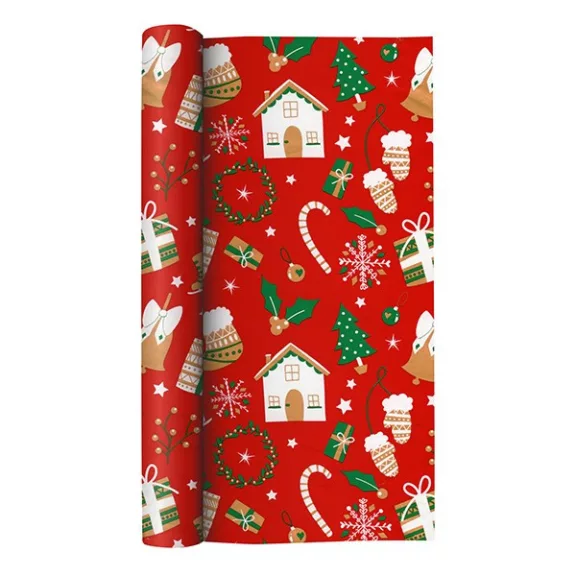 Díszcsomagoló CREATIVE tekercses 70x200 cm 50 tekercs/doboz karácsonyi vegyes mintákkal Kids Díszcsomagoló CREATIVE tekercses 70x200 cm 50 tekercs/doboz karácsonyi vegyes mintákkal Kids