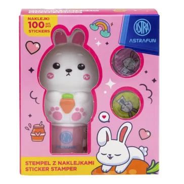   Matrica bélyegző ASTRA FUN 100 újrahasználható matrica Bunny