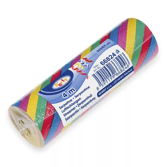 Szerpentin JUNIOR színes 4m Szerpentin JUNIOR színes 4m