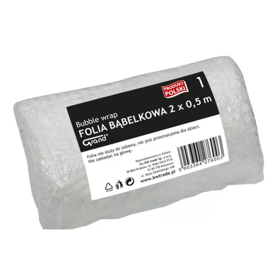 Légpárnás csomagolófólia GRAND 2m x 0,5m Légpárnás csomagolófólia GRAND 2m x 0,5m