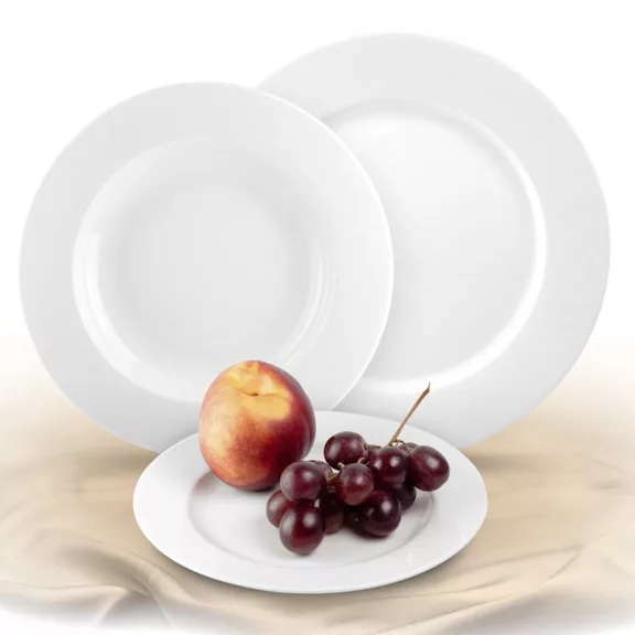 Mélytányér készlet ROTBERG Basic fehér 22 cm 6 darabos Mélytányér készlet ROTBERG Basic fehér 22 cm 6 darabos