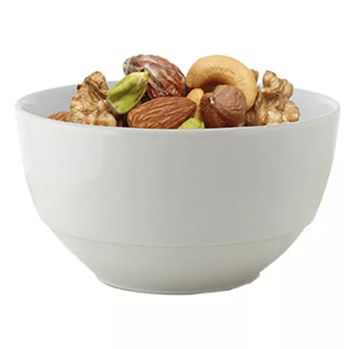 Mogyorós és salátástálka ROTBERG Basic fehér 11 cm 6 darabos