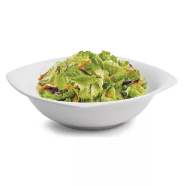 Salatás és pogácsás tál ROTBERG Quadrate fehér 26 cm