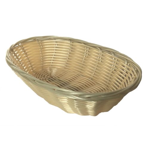 - Kenyérkosár ovál műrattan 23 cm