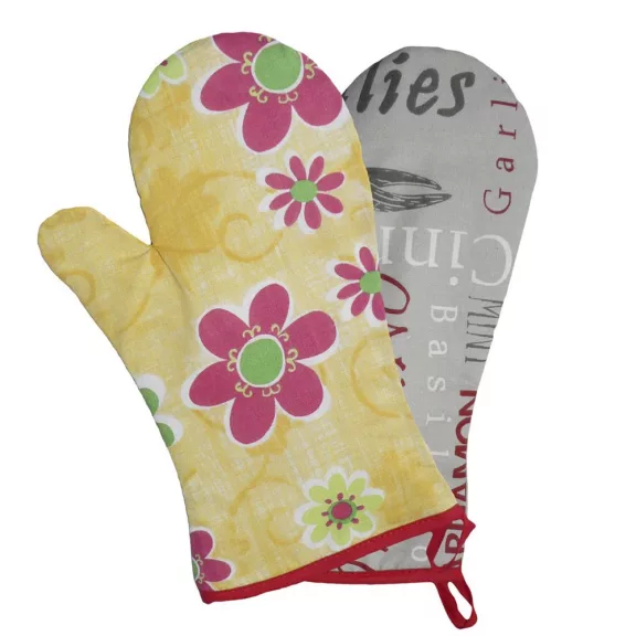 - Kesztyű konyhai hőálló mintás 26 cm - Kesztyű konyhai hőálló mintás 26 cm