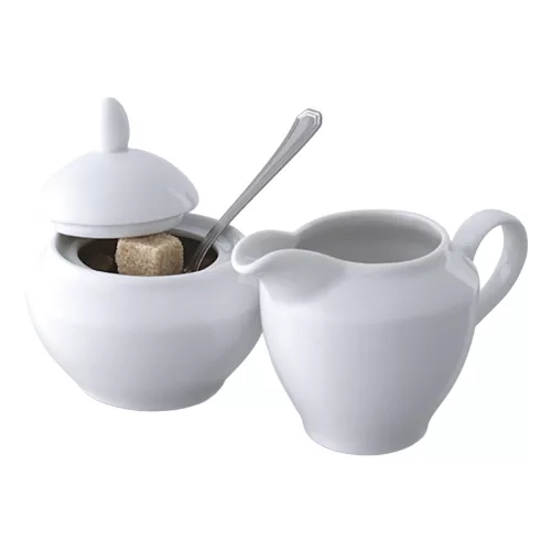 Cukortartó fedővel ROTBERG Basic fehér 150 ml