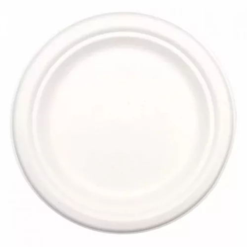 - Lapostányér eldobható papír BIO Cukornád lebomló 22cm 125 darabos