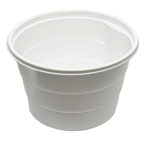 - Levesestál műanyag 750 ml fehér 50 darabos 3185