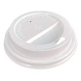   - Műanyag tető ivólyukkal 70mm fehér PS 1.8dl papírpohárhoz 100 darabos
