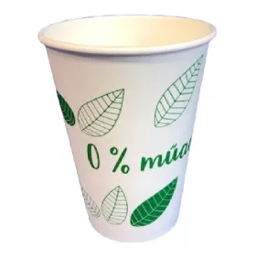   - Pohár eldobható papír műanyagmentes 1,8 dl nyomott automatás 50 darabos( 13244,14939)