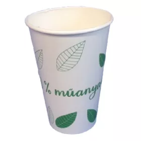   - Pohár eldobható papír műanyagmentes 4 dl nyomott 50 darabos(12389,14941)