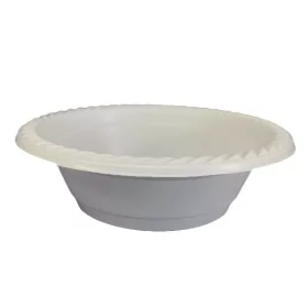   - Levesestál újrahasználható műanyag fehér 500 ml 50 darabos