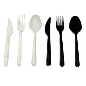   - Villa újrahasználható PS műanyag 180mm fekete 100 darabos