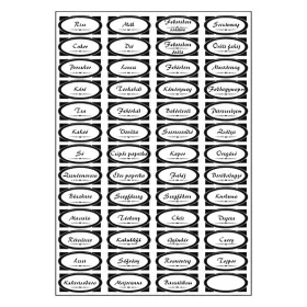 GUNGL DEKOR Matrica fűszeres fehér "D"