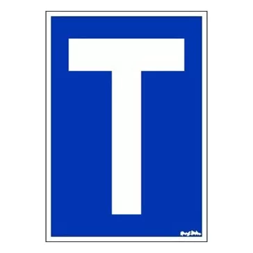GUNGL DEKOR Matrica T betű kék "C"