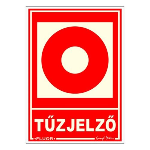 GUNGL DEKOR Piktogram Kézi tűzjelző (FLUOR.)