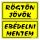 GUNGL DEKOR Piktogram Rögtön jövök-ebédelni mentem (kétold. tábla) sárga