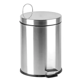- Szemetes pedálos kivehető műanyag vödörrel fém 3l