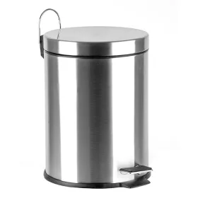 - Szemetes pedálos kivehető műanyag vödörrel fém 12l