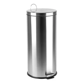 - Szemetes pedálos kivehető műanyag vödörrel fém 30l