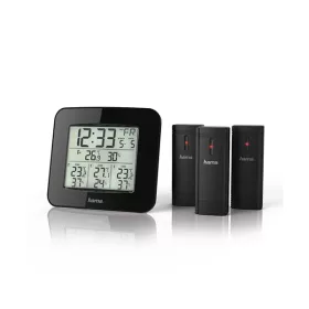   Időjárás állomás HAMA EWS-Trio 3 külső érzékelővel fekete