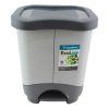 - Hulladéktároló pedálos szelektív Ekolux  Duo 2 részes 2x10,5L