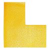 Padlójelölő L alakzat DURABLE öntapadós 100x100 mm sárga 10 darabos