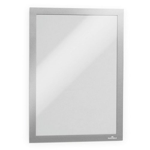 Infokeret DURABLE Duraframe A/4 sima felületre mágneses ezüst 2 darabos
