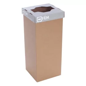   - Hulladéktároló karton szelektív 50 L fémhez magyar felirattal