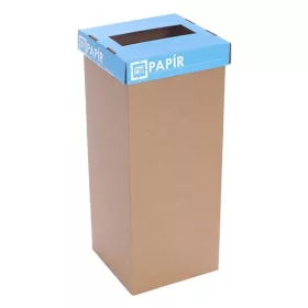   - Hulladéktároló karton szelektív 50 L papírhoz magyar felirattal