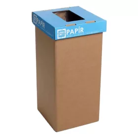   - Hulladéktároló karton szelektív 20 L papírhoz magyar felirattal