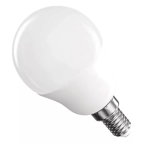 LED izzó EMOS E14 kisgömb 4,2W meleg fény 2700K
