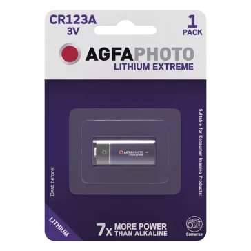 Elem AGFAPHOTO Lithium CR123 1 darabos