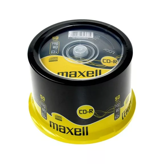 Írható CD MAXELL 700MB 50 darabos Írható CD MAXELL 700MB 50 darabos