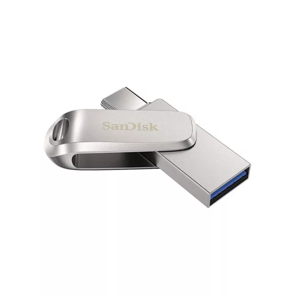 Pendrive SANDISK Ultra Dual Drive Luxe USB 3.1 + USB Type-C 128 GB Pendrive SANDISK Ultra Dual Drive Luxe USB 3.1 + USB Type-C 128 GB