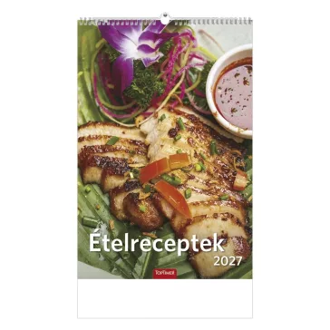   Falinaptár TOPTIMER T094 220x330mm álló Ételreceptek 2027