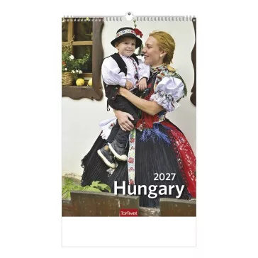 Falinaptár TOPTIMER T094 220x330mm álló Hungary 2027
