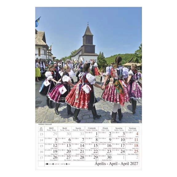 Falinaptár CSG 210x320mm álló Országjáró 2027 Falinaptár CSG 210x320mm álló Országjáró 2027
