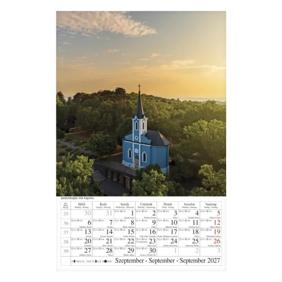 Falinaptár CSG 210x320mm álló Országjáró 2027 Falinaptár CSG 210x320mm álló Országjáró 2027