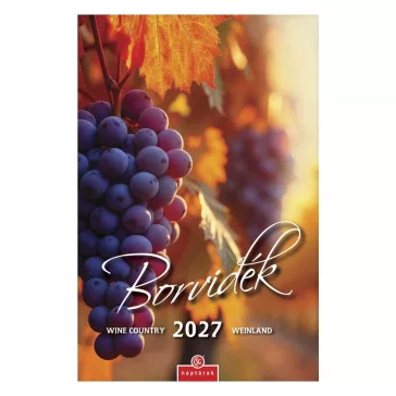 Falinaptár CSG 210x320mm álló Borvidék 2027