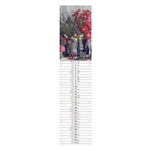 Falinaptár CSG 110x480mm álló Szép napot! jegyzetnaptár 2027 Falinaptár CSG 110x480mm álló Szép napot! jegyzetnaptár 2027