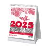 Asztali naptár FORTUNA BA21 álló fehér lapos holdfázissal 2026.