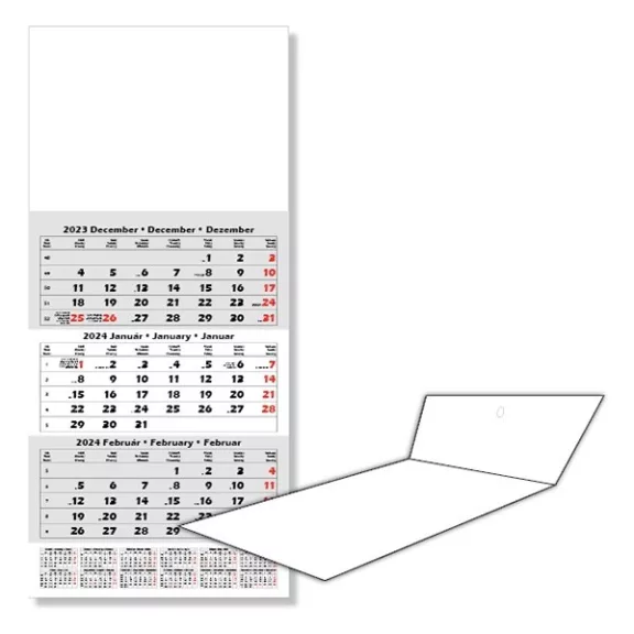 Speditőr naptár VECTRALINE S103 1 tömbös 3 havi üres fejrész 2027 Speditőr naptár VECTRALINE S103 1 tömbös 3 havi üres fejrész 2027