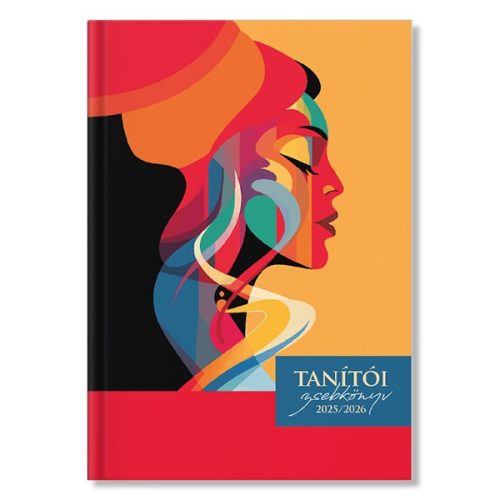 Tanítói zsebkönyv PD CALENDAR papírborító A/5 Face Narancs 2025-2026